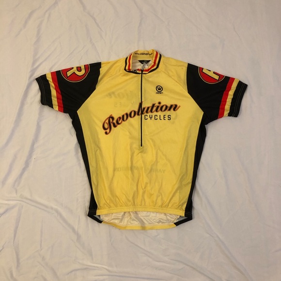 Men’s Canari lightweight short sleeve cycling jersey (Revolution Cycles) - Picture 1 of 6